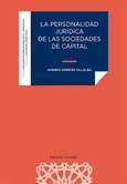 Portada de: LA PERSONALIDAD JURÍDICA DE LAS SOCIEDADES DE CAPITAL