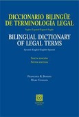 Portada de: DICCIONARIO BILINGUE DE TERMINOLOGÍA LEGAL