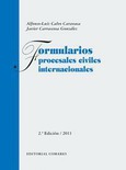 Portada de: FORMULARIOS PROCESALES CIVILES INTERNACIONALES