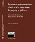 Portada de: PRONTUARIO SOBRE CUESTIONES RELATIVAS A LA...