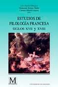 Portada de: ESTUDIOS DE FILOLOGIA FRANCESA. SIGLOS XVII Y XVIII