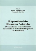 Portada de: REPRODUCCION HUMANA ASISTIDA. PROTOCOLOS DE CONSENTIMIENTO