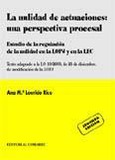 Portada de: LA NULIDAD DE ACTUACIONES: UNA PERSPECTIVA PROCESAL