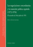 Portada de: LAS NEGOCIACIONES CONCORDATARIAS Y LA TRANSICION POLITICA...