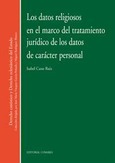 Portada de: LOS DATOS RELIGIOSOS EN EL MARCO DEL TRATAMIENTO JURIDICO DE