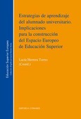 Portada de: ESTRATEGIAS DE APRENDIZAJE DEL ALUMNADO UNIVERSITARIO