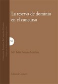 Portada de: LA RESERVA DE DOMINIO EN EL CONCURSO