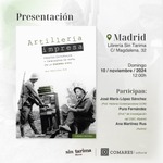 Presentación de la obra "Artillería impresa"